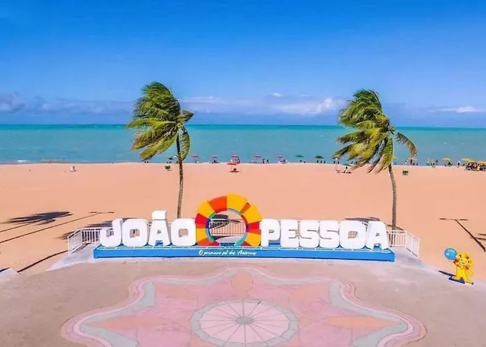 Flat A Beira-Mar Em Cabo Branco, Pe Na Areia!