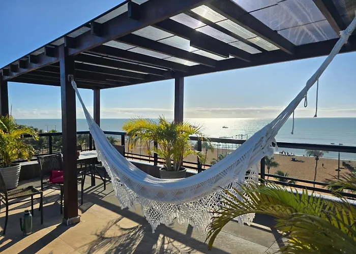 Flat A Beira-Mar Em Cabo Branco, Pe Na Areia!